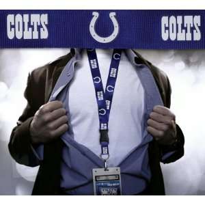  Indianapolis Colts NFL Lanyard Key Chain and Ticket Holder 
