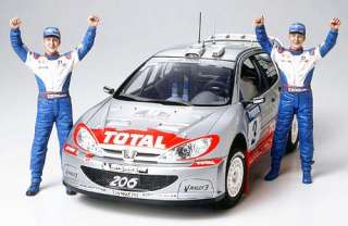 TAMIYA 1/24 #24262 Peugeot 206 WRC 2002 Winner Version  