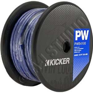   KICKER 09PWB4100 Power Wire (4 Gauge, 100 Feet, Blue)