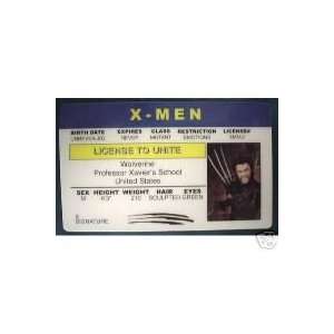  Xmen Wolverine   Collector Card 