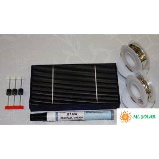 120 Prime Solar Cell DIY Kit with Solar Tabbing, Bus, Flux and Diode