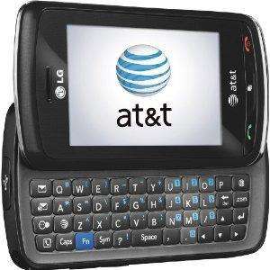 AT&T LG GR500 XENON BLACK AT&T 2MP Qwerty SLIDER VERY Used Phone POOR 