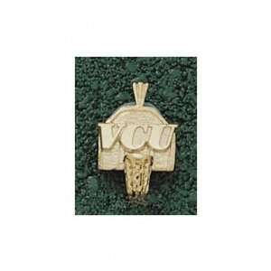  VCU Rams Solid 14K Gold VCU Backboard Pendant Sports 