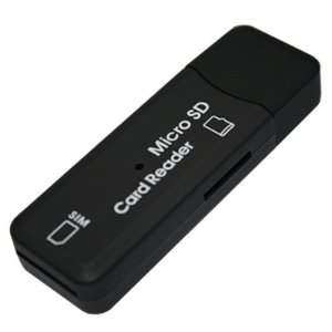   USB 2.0 GSM Cell Phone SIM Card TF/Micro SD Reader Writer Electronics