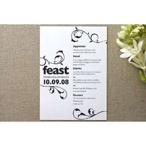  Feast Menu Cards by Dizzy Wizzy Design Toys & Games