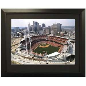  Framed Aerial MLB Stadium Images   Turner Field (Braves 