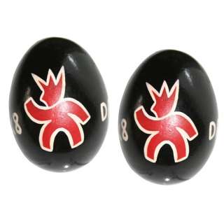 X8 Drums Hand Painted Wooden Egg Shakers, Pair by X8 Drums