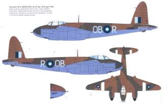 Kits at War Decals 1/24 DeHAVILLAND MOSQUITO  