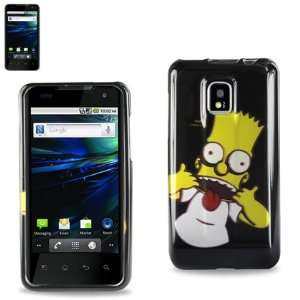   On Protector Case Cover for Tmobile LG Optimus G2x (P999) BART SIMPSON