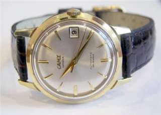   & Heavy 18k CAMY Mens Automatic Watch 1960s c.2452* MINT Condition