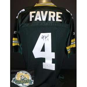  Brett Favre Autographed Green Bay Packers Authentic Jersey 