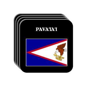 American Samoa   PAVAIAI Set of 4 Mini Mousepad Coasters