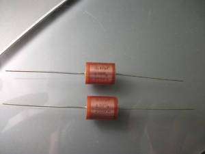 PAIR ERO MKC 1863 0.47UF 250V POLYCARBONATE CAPACITORS  