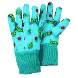  Kids Gardening Glove Jersey  Blue Childrens Wear   8 12 