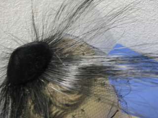 Excellent fur hair needs to be straightened in a couple areas netting 