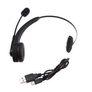 Black Wireless Bluetooth Headset Earphone for Sony PlayStation 3 PS3 