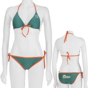 Miami Dolphins Womens String Bikini 