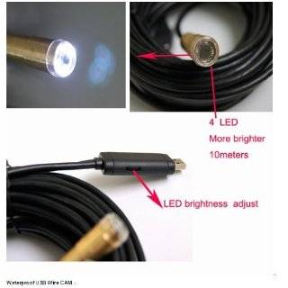  5m USB Cable Wire Camera Snake Endoscope Spy Cam 4 LED 