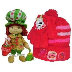  New Strawberry Shortcake Red Winter Set and Plush Doll 
