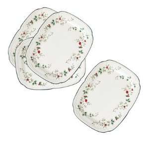  Winterberry Oval Buffet Plate (Set of 4)
