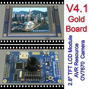 AVR Atmega32 in OV7670 with 262K TFT LCD Module Board  