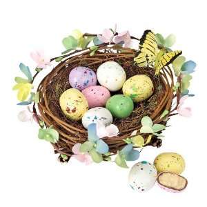 Willow Birds Nest with Large Malted Eggs  Grocery 