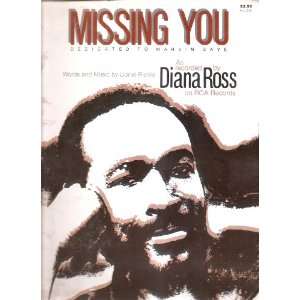  Sheet Music Missing You Diana Ross 214 