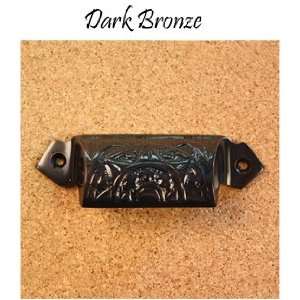Decorative Winstead Design Solid Brass Bin Pull Dark Bronze Finish 