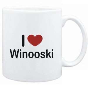 Mug White I LOVE Winooski  Usa Cities 