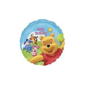  18 Winnie the Pooh & Friends Sunny HBD   Mylar Balloon 