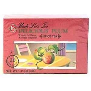 Uncle Lees Teas Delicious Plum Spice   1 box (Pack of 12)  