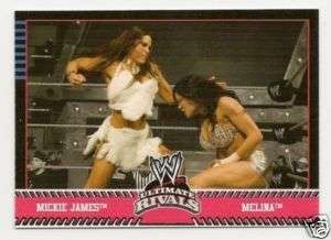 MICKIE JAMES/MELINA #66 2008 WWE Ultimate Rivals DIVA  
