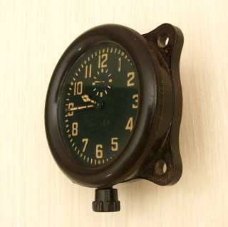 Aircraft Cockpit Clock I 16 WWII USSR Soviet watch 1944  