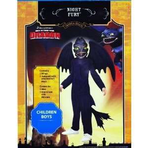    How To Train Your Dragon Night Fury Costume (7 8) Toys & Games