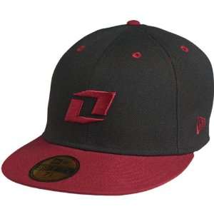 One Industries Drex Mens Fitted Sportswear Hat/Cap   Jet Black / Size 