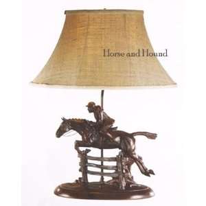  Lady Hunter Over Fence Lamp