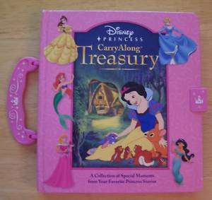 Disney Princess Book Carry along Snow White Belle  