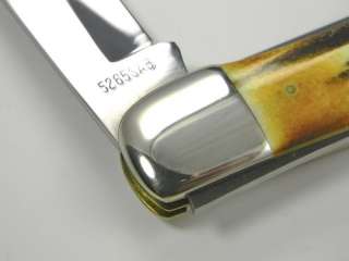   XX  Pocket Knife  5265SAB  2bl FOLDING HUNTER  Stag  MINT  