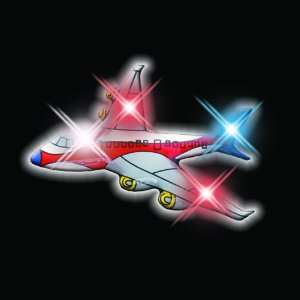  Airplane Flashing Blinking Light Up Body Lights Pins (25 