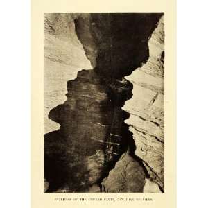  Print Cougar Caves Canadian Selkirks Spelunking Mountains Formation 