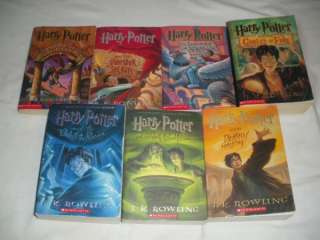 Harry Potter JK Rowling Complete Series 1 7 Paperback  