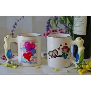  Hand Piant Turtle Handle of Personalize /Custom Mugs/cup Design 