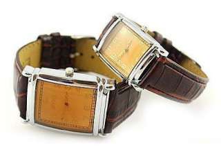 Classic Men OL Leather Band Fashion Wrist Watch 3 Color  