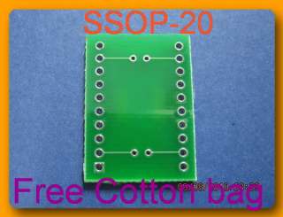 SOP20 SSOP 20 Adapter PCB SMD Convert DIP Prototyping  