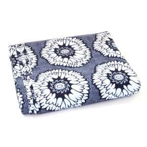 Dandelion Flower Pattern Fabric  Blue