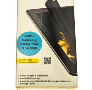 Wrapsol Privacy Screen Protector for Samsung Galaxy Note I717  