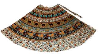 10 Hand Block Bagru Print Wraparound Skirts Wholesale India 39 Free 