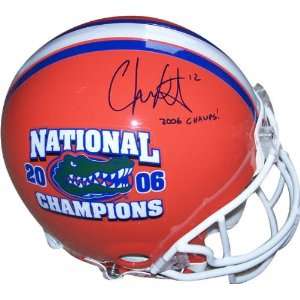 Chris Leak Autographed Florida Gators National Championship Logo Full 