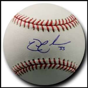 Nick Swisher Autographed Baseball   Official Major League