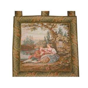 Romantic Lovers 36x38 Hang on Wall Style Tapestry   H
